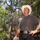 Bush, during calmer, quieter times, vacationing at his Crawford, TX ranch in August 2005.